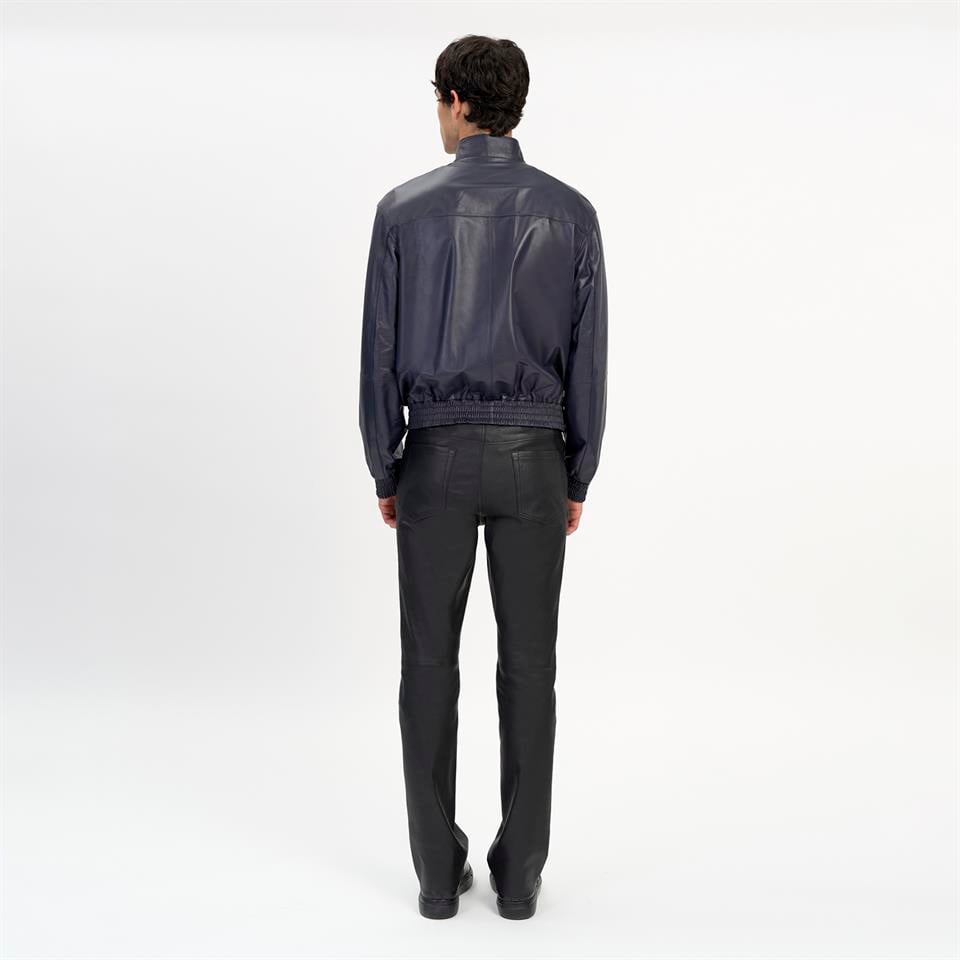 Desa 1972 K14482 | Reversıble Leather Bomber Jacket