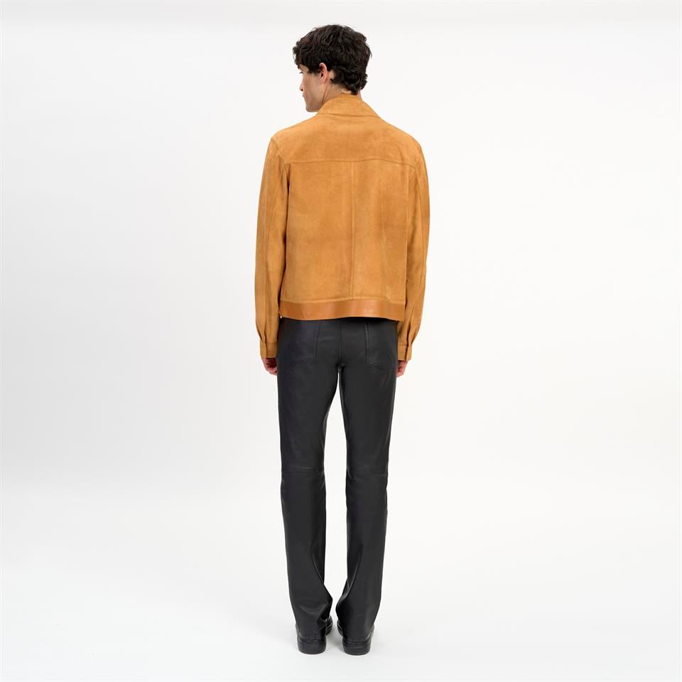 Desa 1972 K14485 | Leather Shırt Collar Jacket