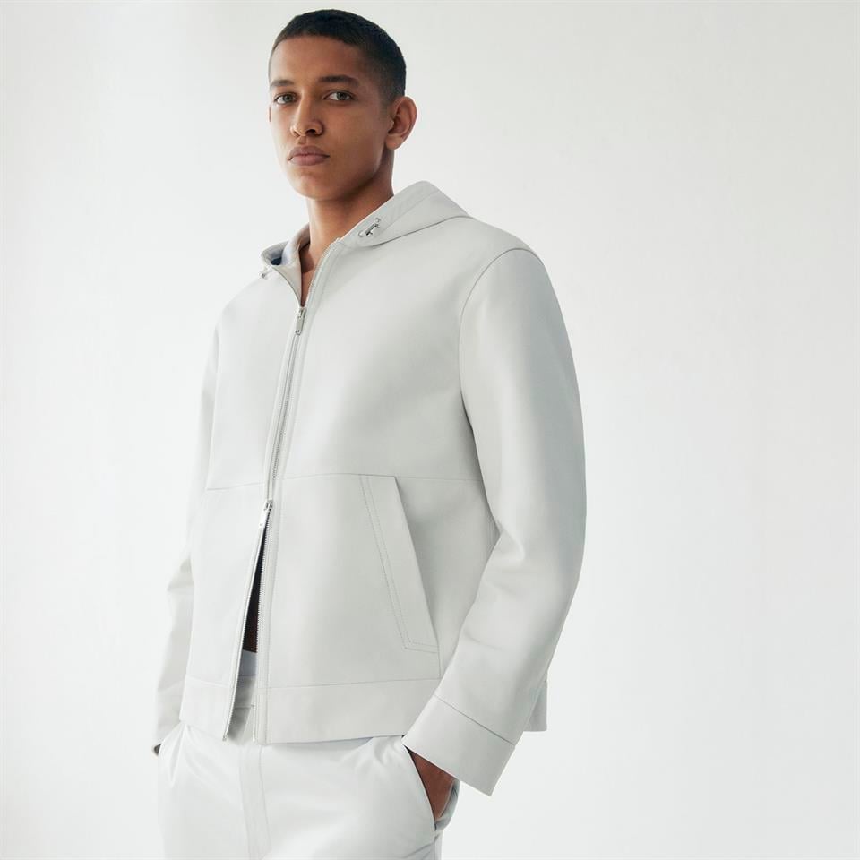 desa 1972 K14487 | Leather Hoodıe Jacket