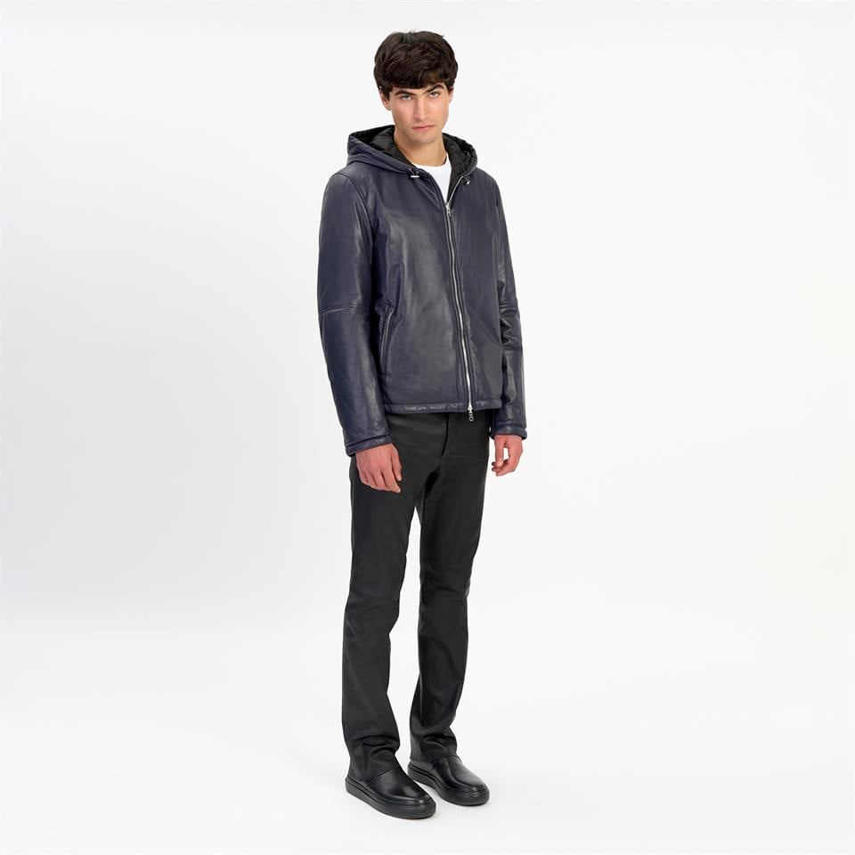 Desa 1972 K14493 | Reversıble Leather Puffer Jacket