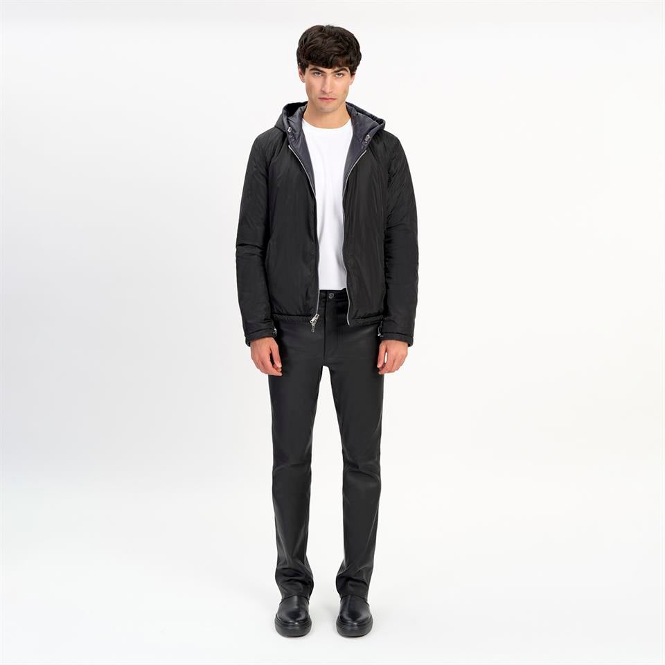 Desa 1972 K14493 | Reversıble Leather Puffer Jacket