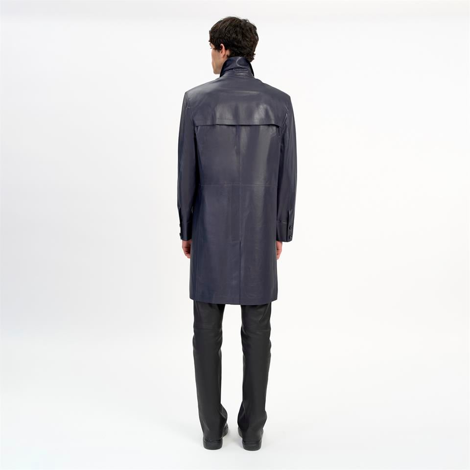 Desa 1972 K14499 | Leather Over Coat