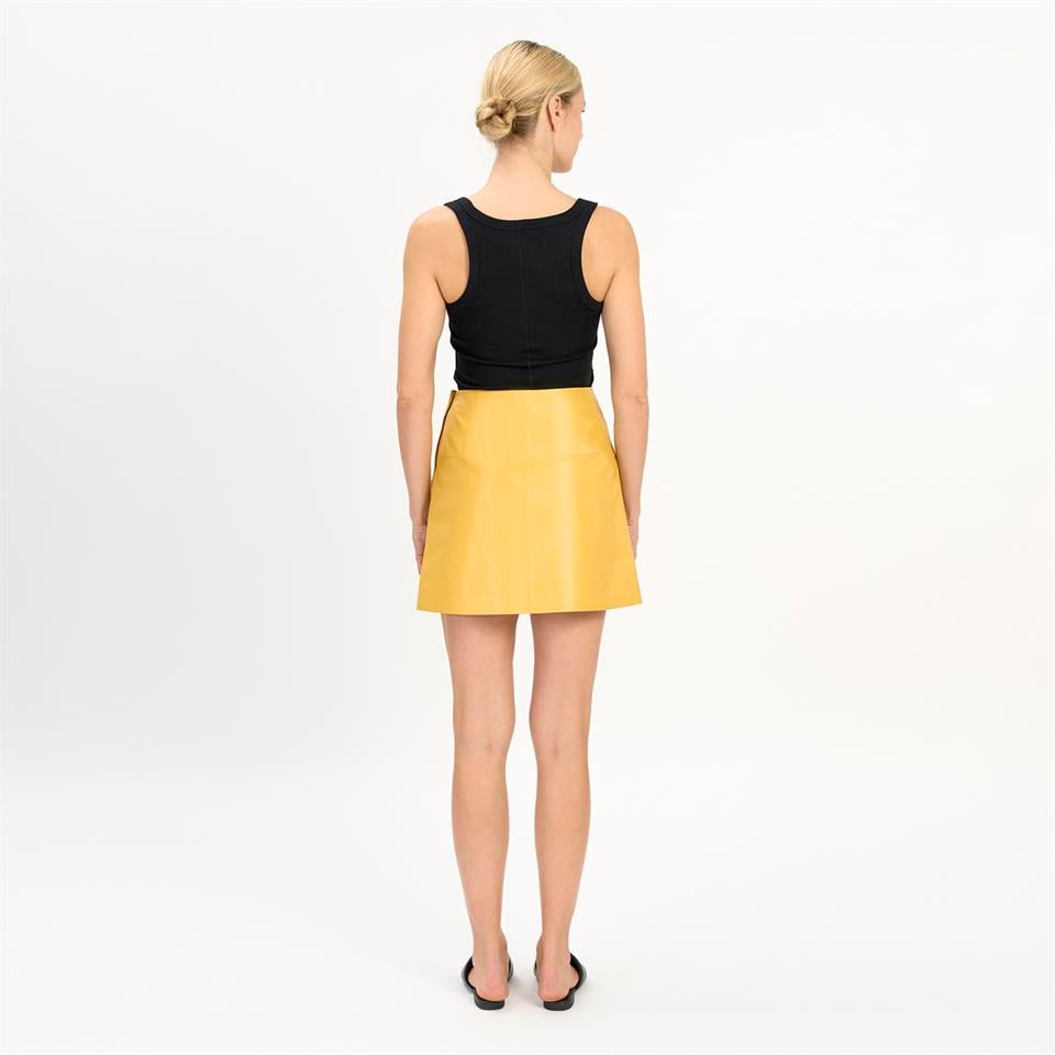Desa 1972 K14503 | Leather Mini Skirt