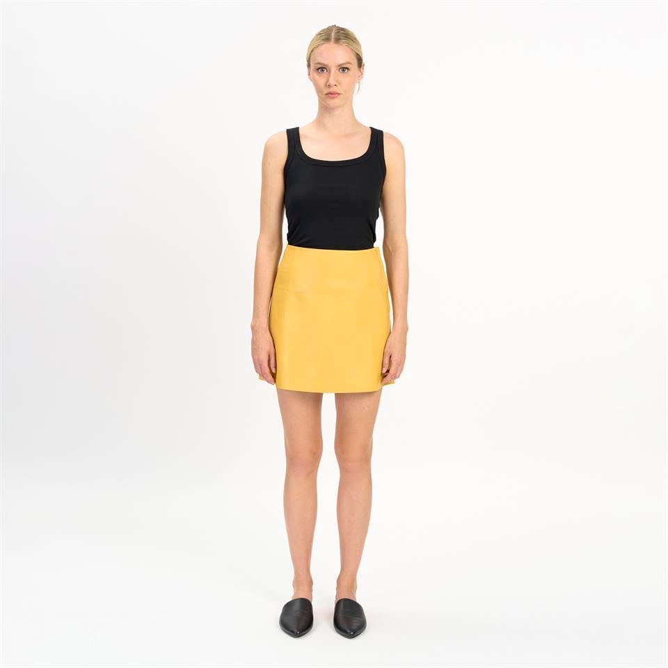 desa 1972 K14503 | Leather Mini Skirt