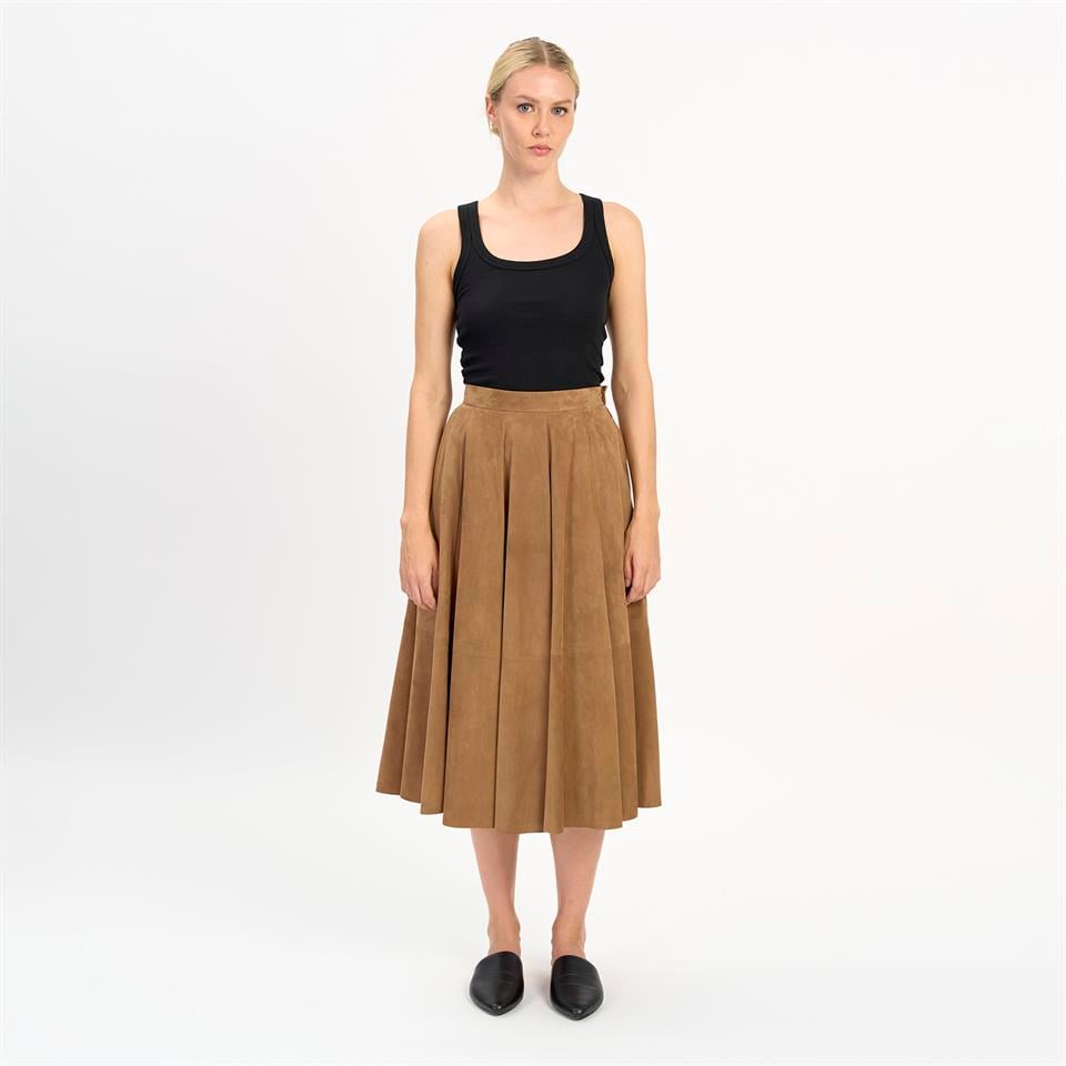 desa 1972 K14504 | Leather Full Skirt