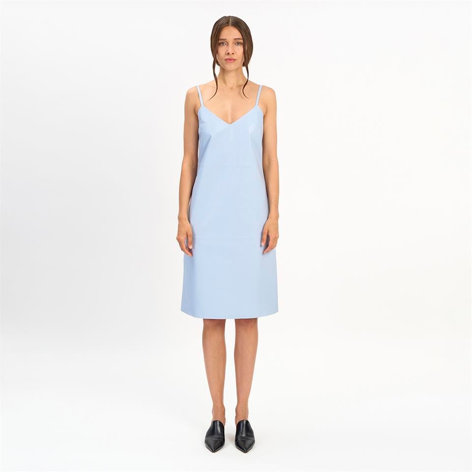 desa 1972 K14507 | Leather Slip Dress