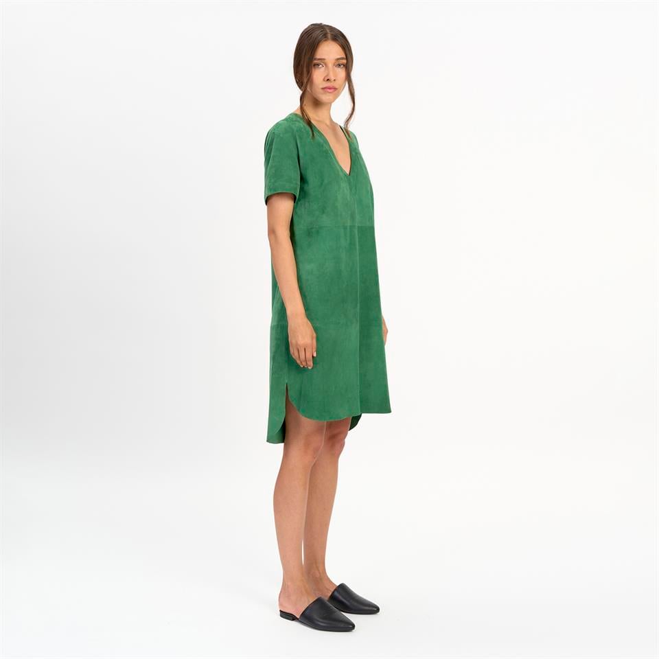 Desa 1972 K14511 | Suede Dress