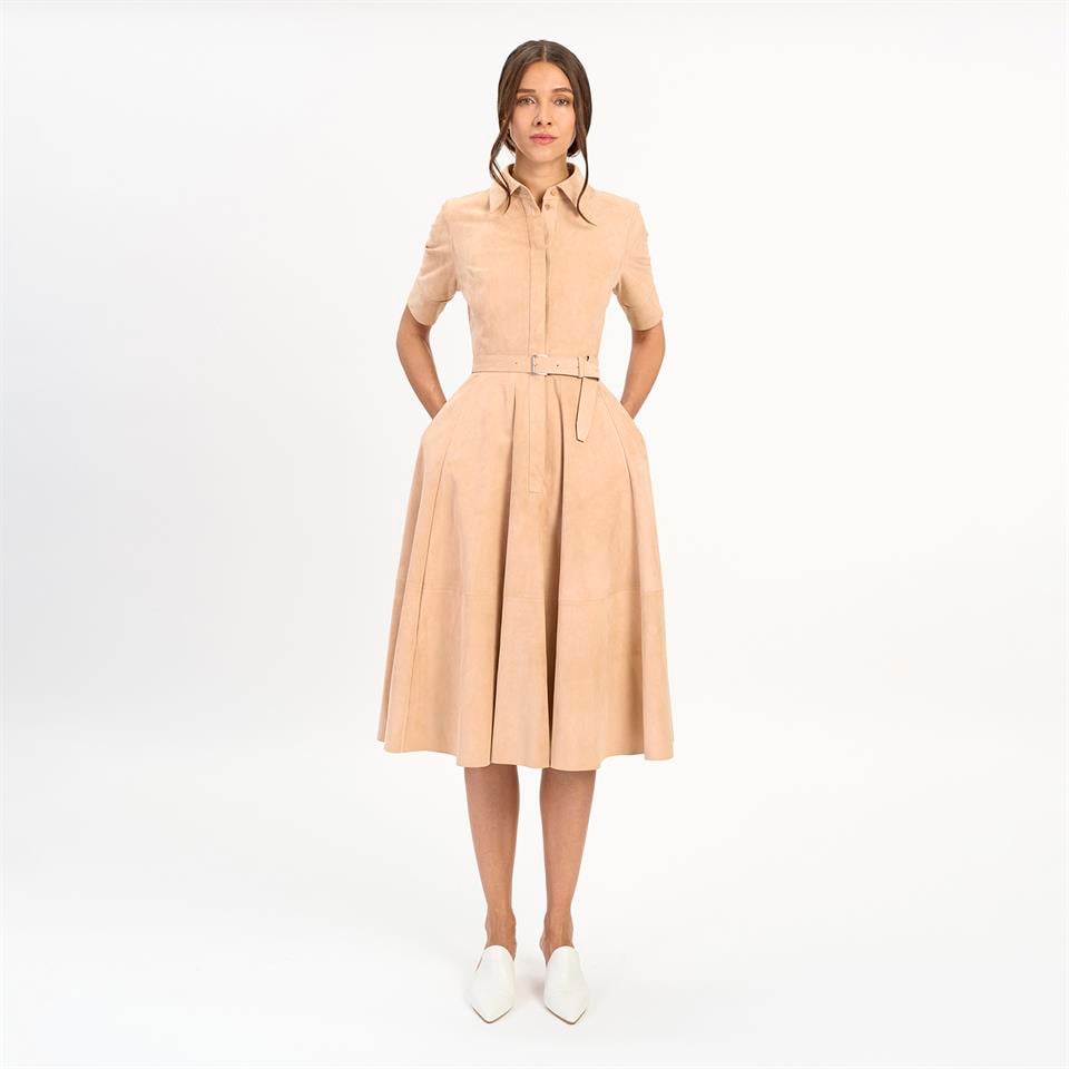 desa 1972 K14513 | Suede Dress