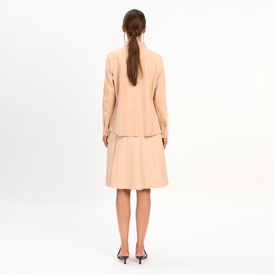 Desa 1972 K14514 | Leather Oversized Shirt