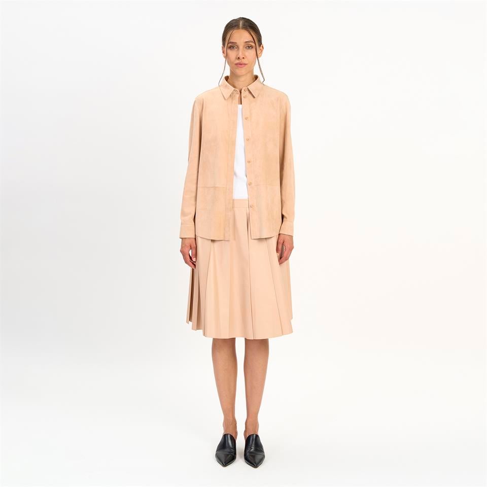 desa 1972 K14514 | Leather Oversized Shirt