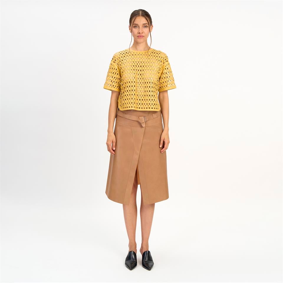 desa 1972 K14521 | Leather Over T-Shirt