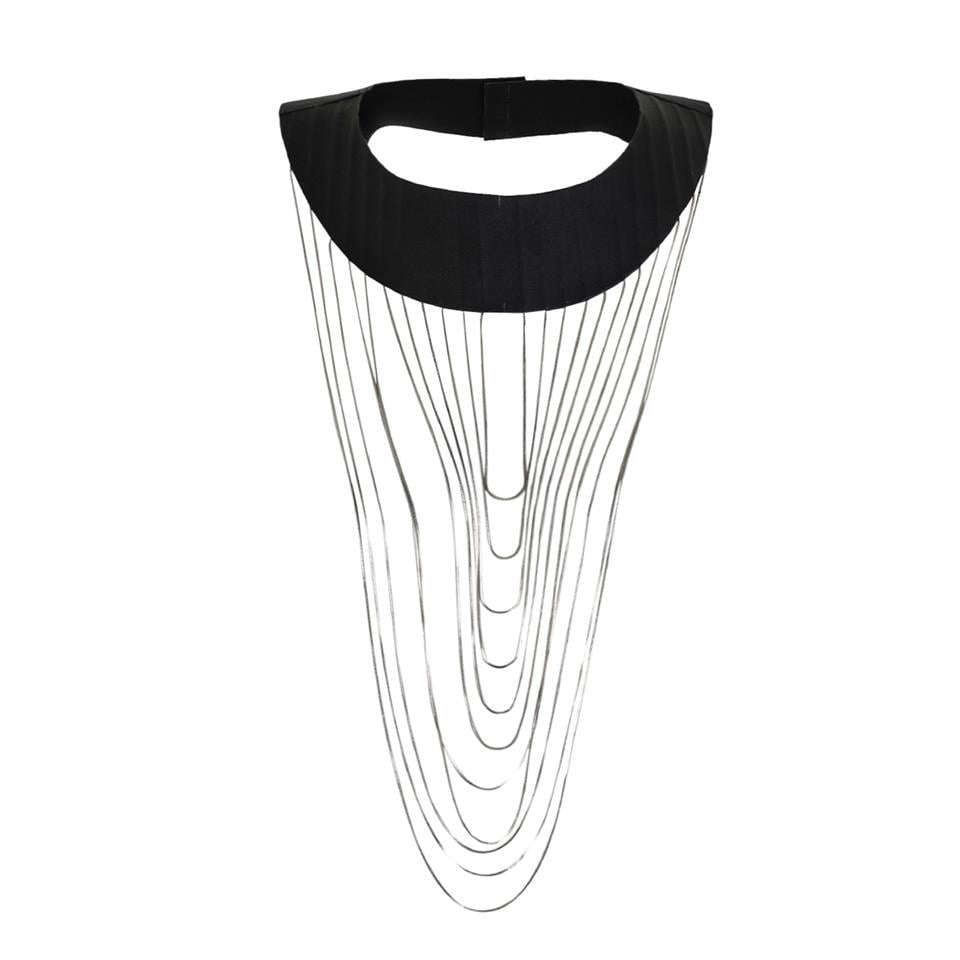 Desa 1972 K14529 | Leather Chaın Necklace