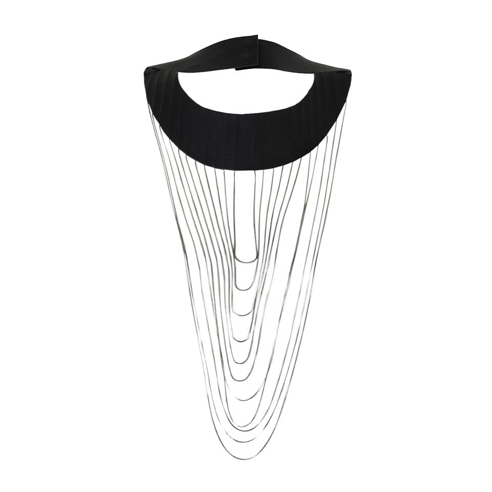 Desa 1972 K14529 | Leather Chaın Necklace