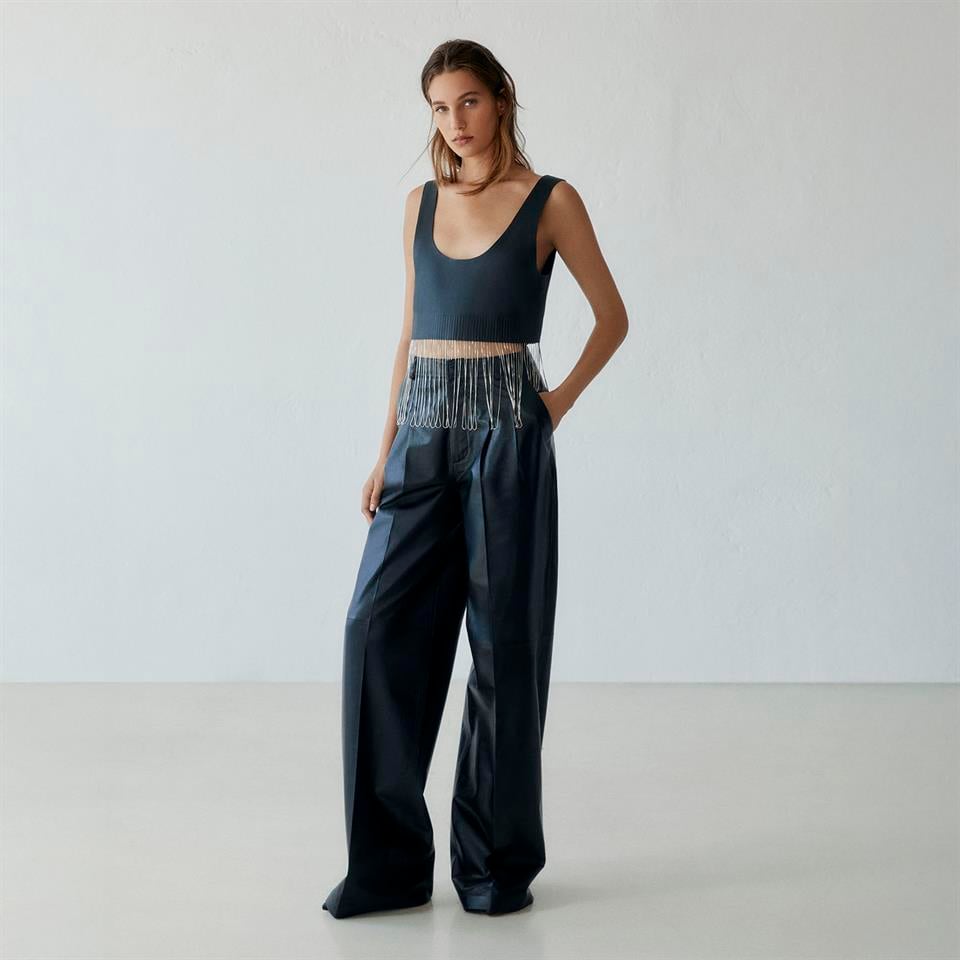 desa 1972 K14530 | Leather Chain Top