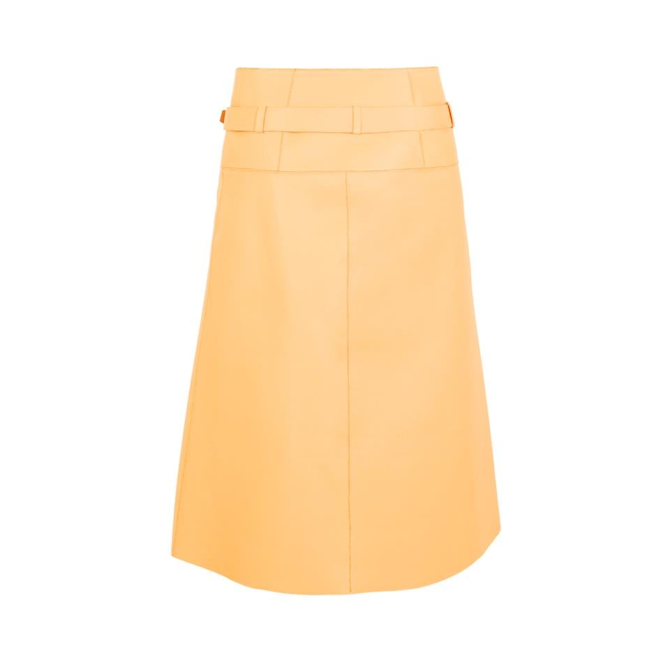 Desa 1972 K14444 | Leather Reversıble Portafoglıo Skırt