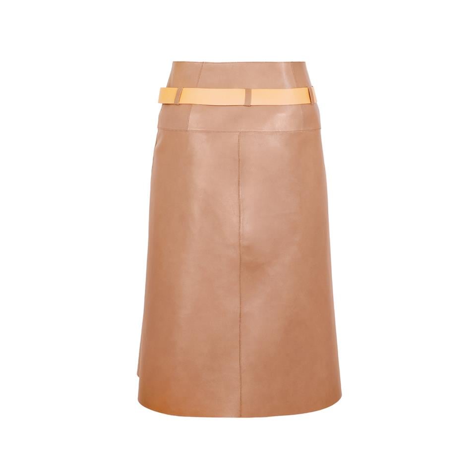 Desa 1972 K14444 | Leather Reversıble Portafoglıo Skırt