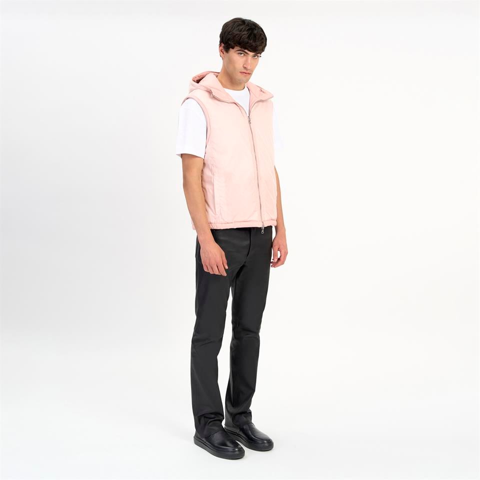 Desa 1972 K14494 | Reversıble Leather Lıght Padded Gılet
