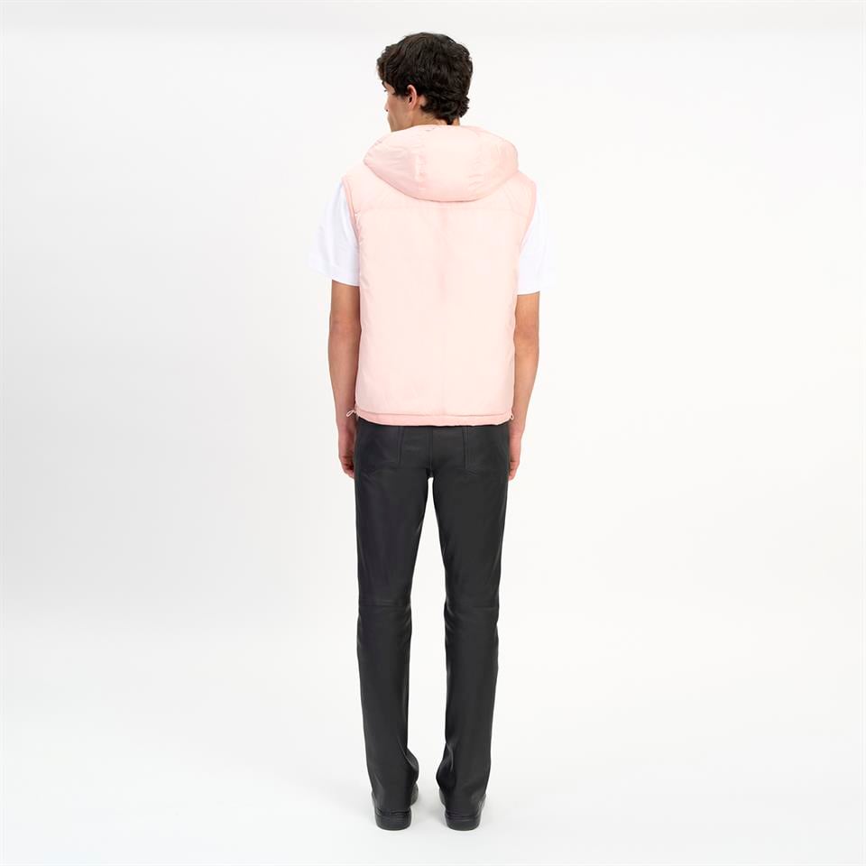 Desa 1972 K14494 | Reversıble Leather Lıght Padded Gılet