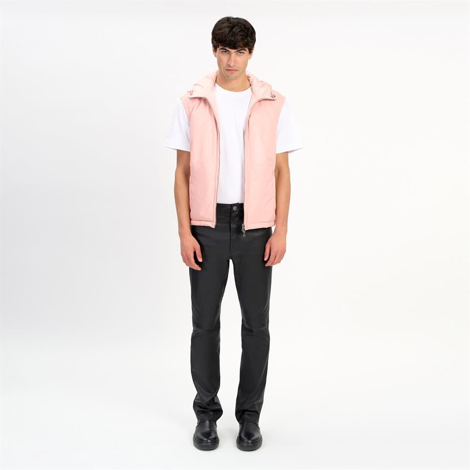 Desa 1972 K14494 | Reversıble Leather Lıght Padded Gılet