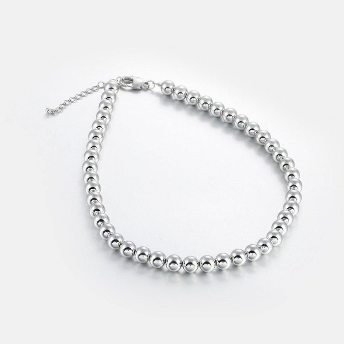 Designb Ball Necklace In Silver