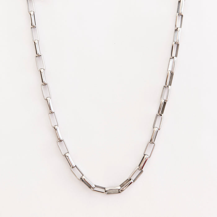 designb Big Links Chain in Silver Stainless Steel