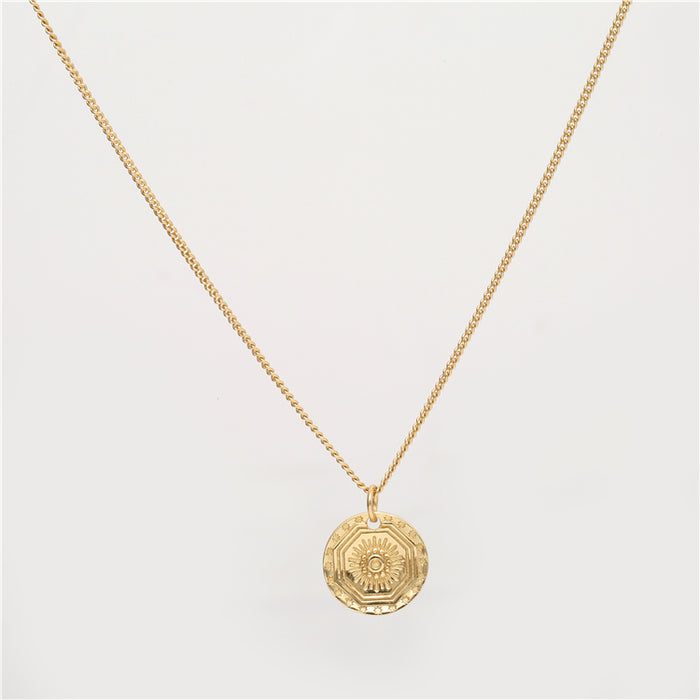 designb Gold Plated Necklace With Pendant In 