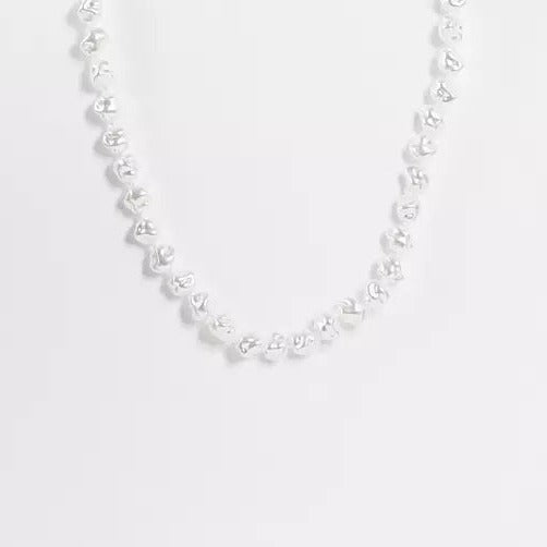 designb Irregular Glass Pearl Necklace