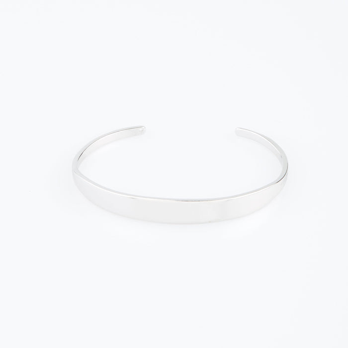 Designb Minimal Cuff Bracelet In Silver