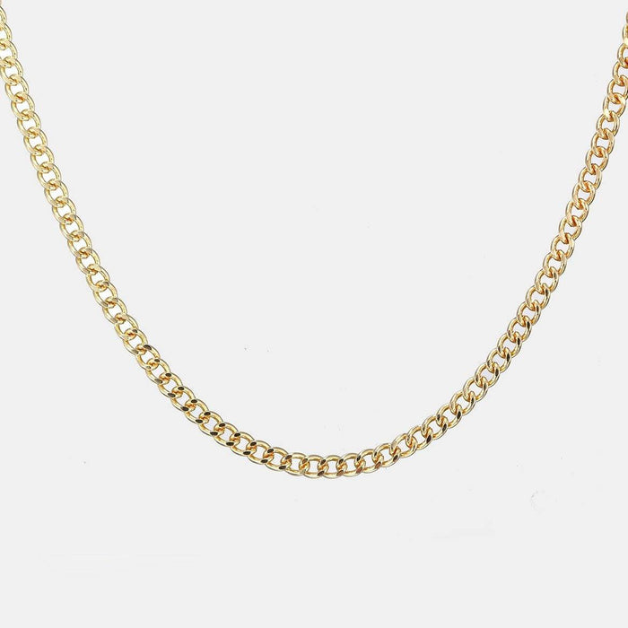 designb T-Bar Chain Necklace in Gold