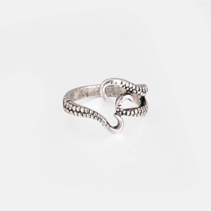 designb Wrap Around Tentacle Ring In Silver