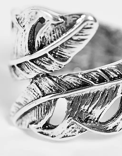Designb Wrapped Feather Ring
