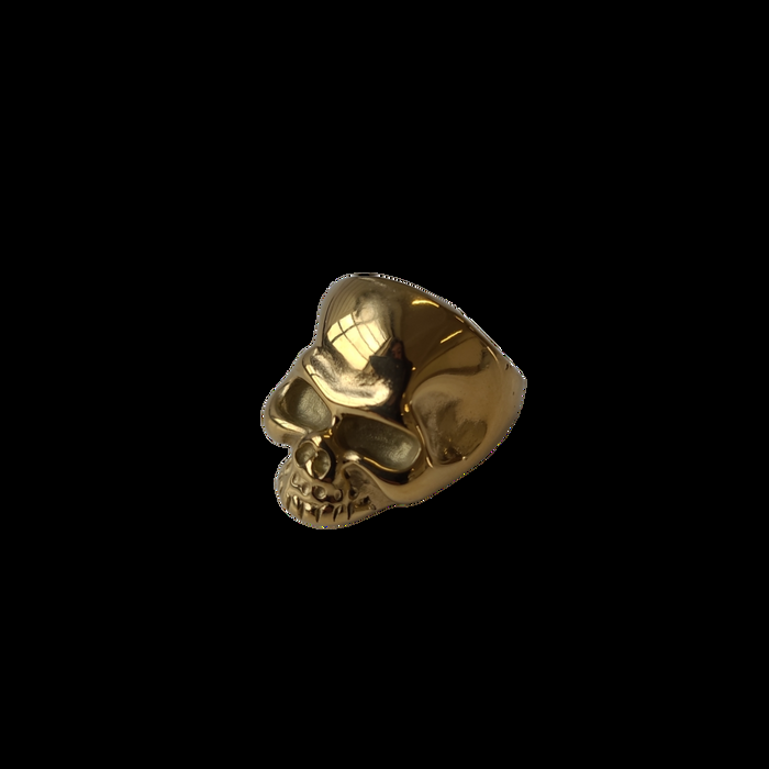 Designb Lost Souls - Skull Ring In Gold Stainless Steel - 18K Real Gold