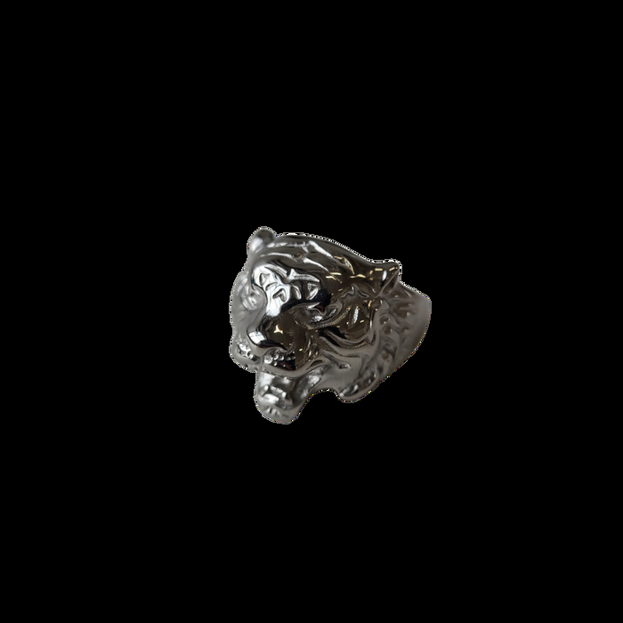Designb Lost Souls - Tiger Ring In Silver Stainless Steel