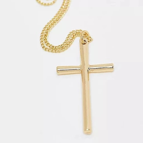 Designb Multipack Chain And Cross Pendant Necklace In Gold - Pack Of 2
