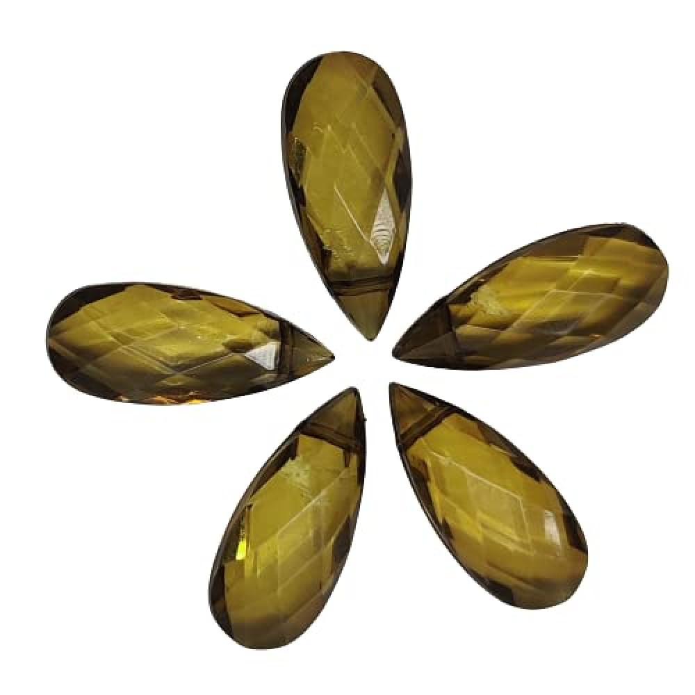 designerbox Acrylic Drop Pestal Yellow one Side Whole