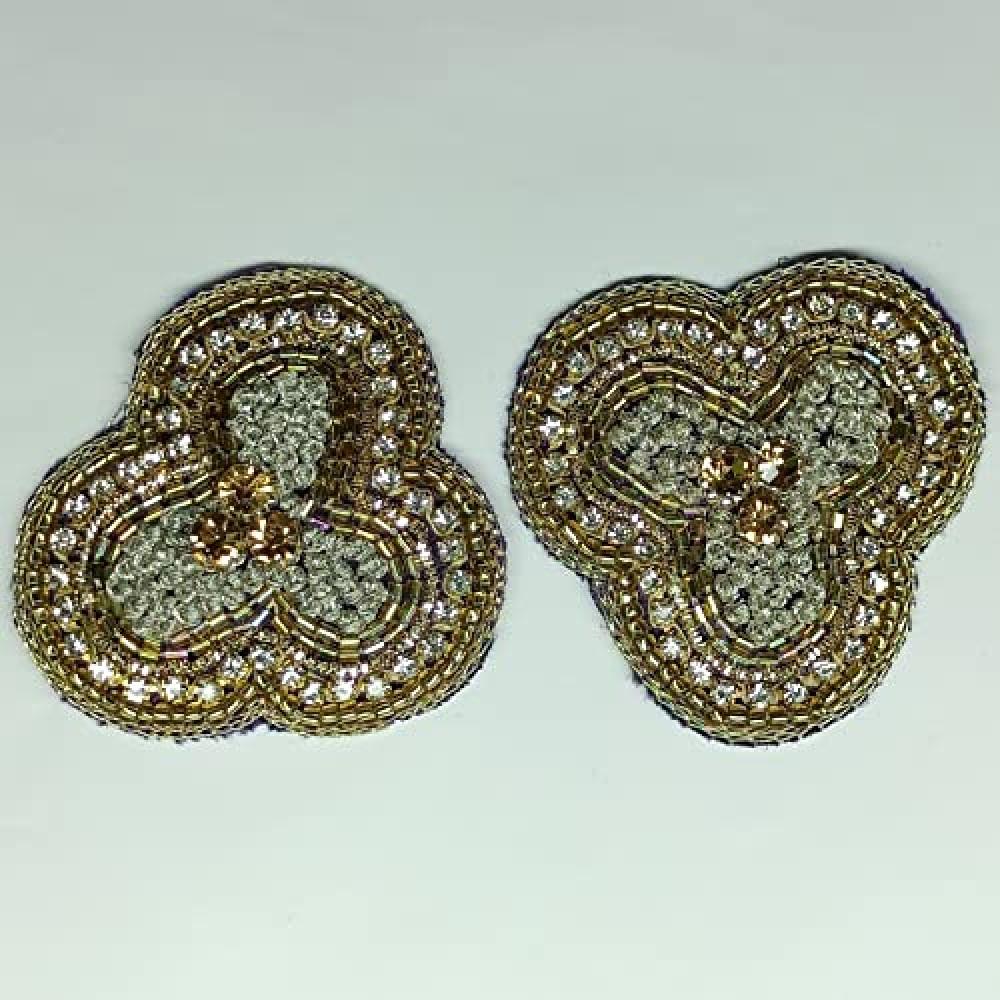 designerbox Applique Beautiful Flower Shape Patches