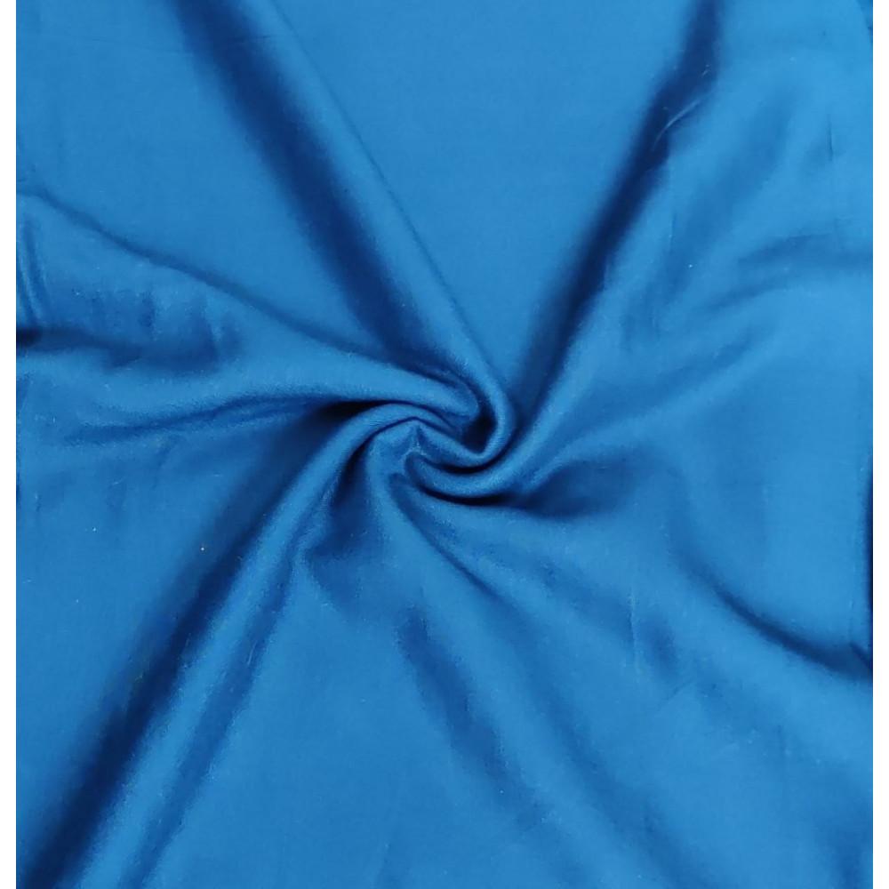 designerbox Blue rayon fabrics best quality for summer