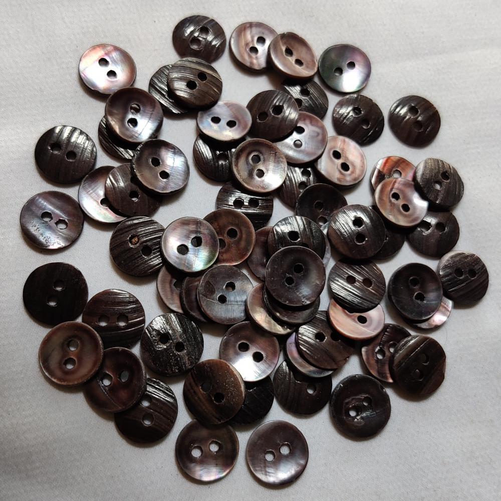 designerbox C offee Sea Shell (Mother of Pearl) 2 Holes Round Buttons for Sewing Embroidery Crafting and Decoration(Pack of 50 Pieces)(Size 1.2cm) designerbox C offee Sea Shell (Mother of Pearl) 2 Holes Round Buttons for Sewing Embroidery Crafting and Decoration(Pack of 50 Pieces)(Size 1.2cm)