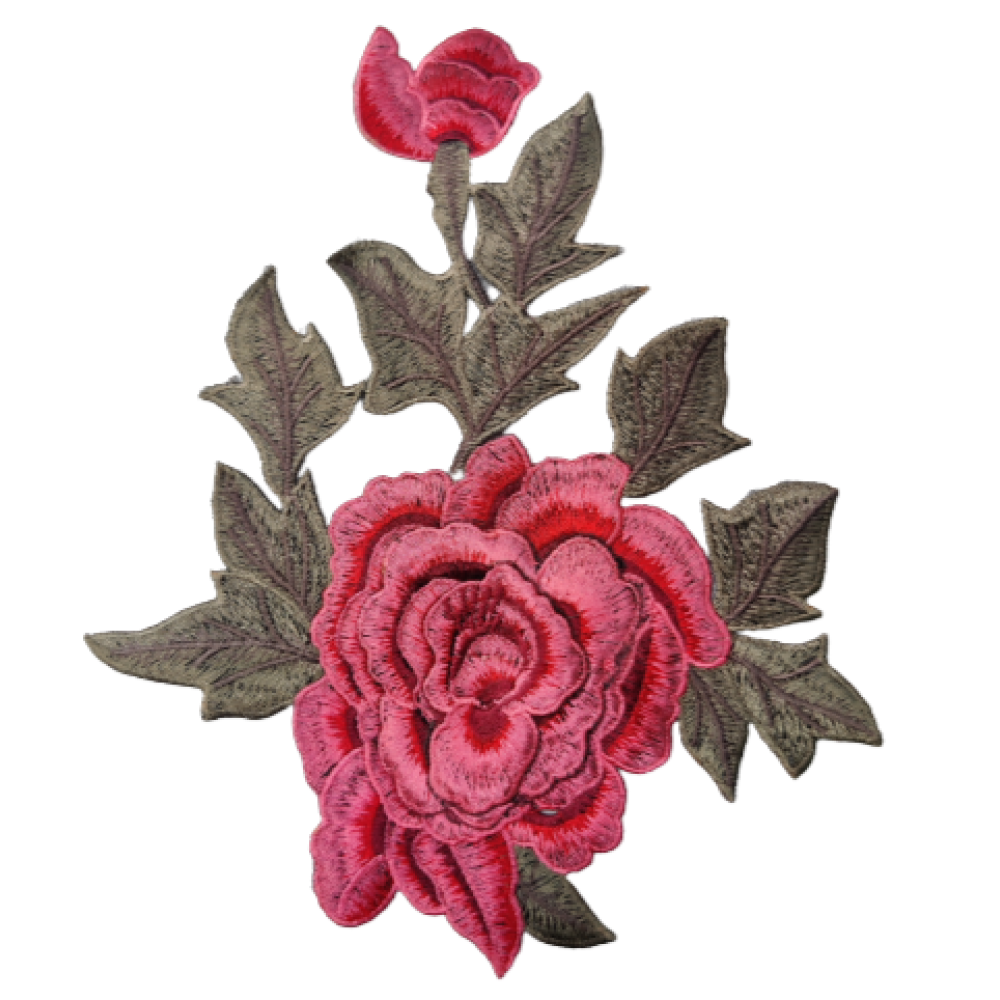 designerbox 3D flower patches