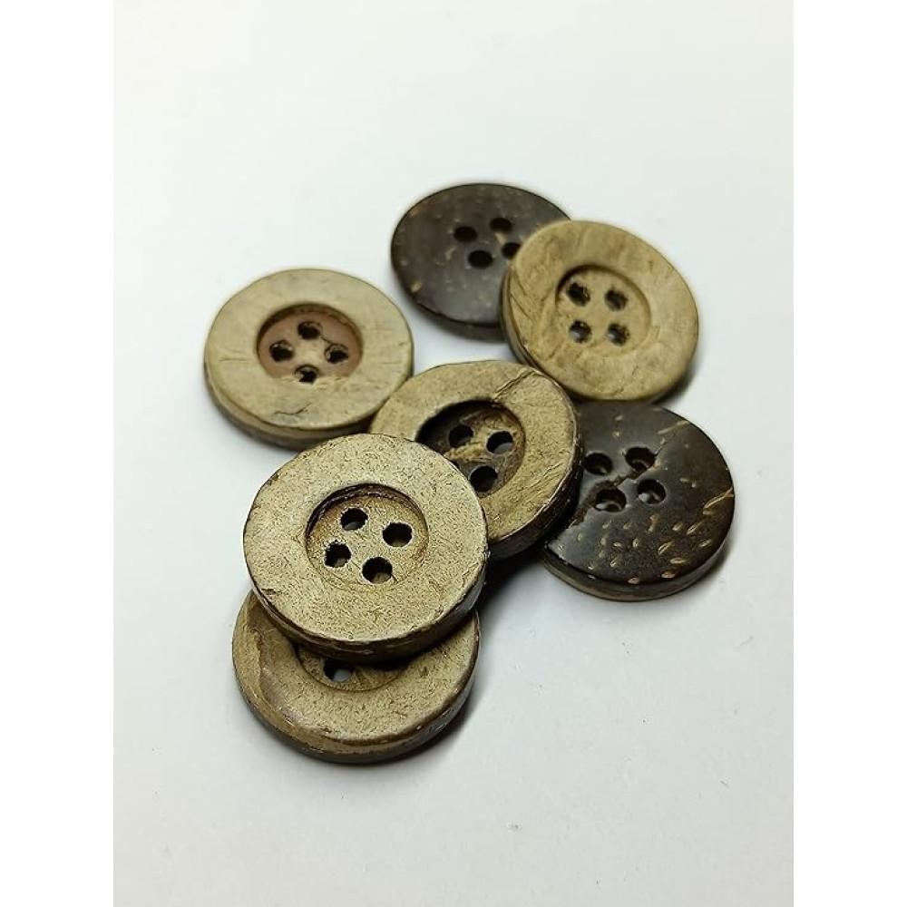 designerbox 4 Hole Unique Wooden Buttons