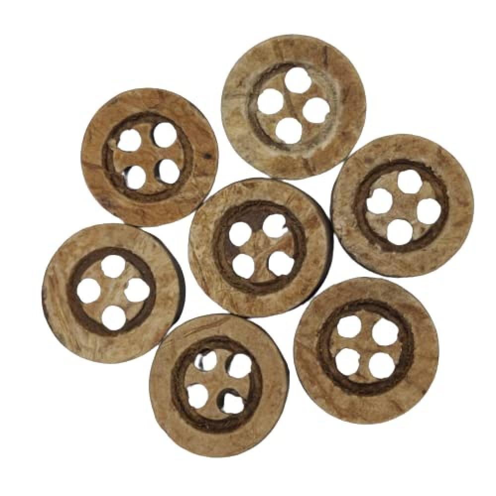 designerbox 4 Hole Wooden Buttons