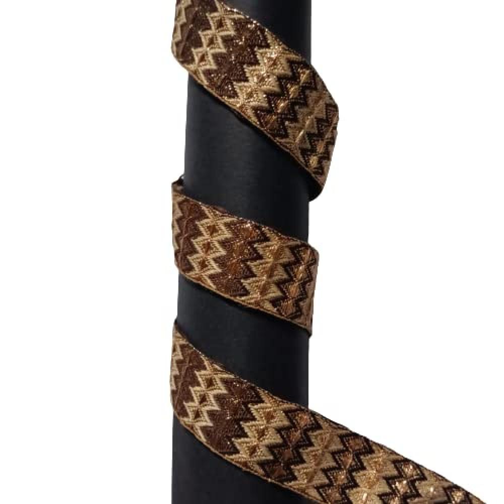 designerbox Gotta Lace Border for Bridal Dresses Sarees Lehengas Decoration Bag and Designing Embellishment DIY Crafts (Pack of 9 Meter ) Size : 2.5cm