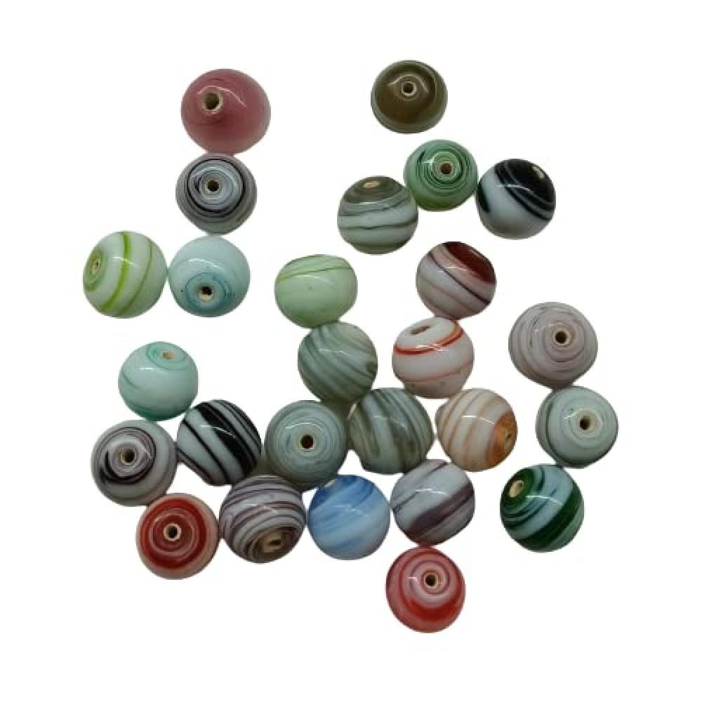 designerbox Multicolour Opec Crystal Gem Monalisa Emerald Stone Beads for Braclet Neklace Earring Home Decor Fashion Industry DIY Crafts ( Pack of 20 pcs ) (Size : 1cm )