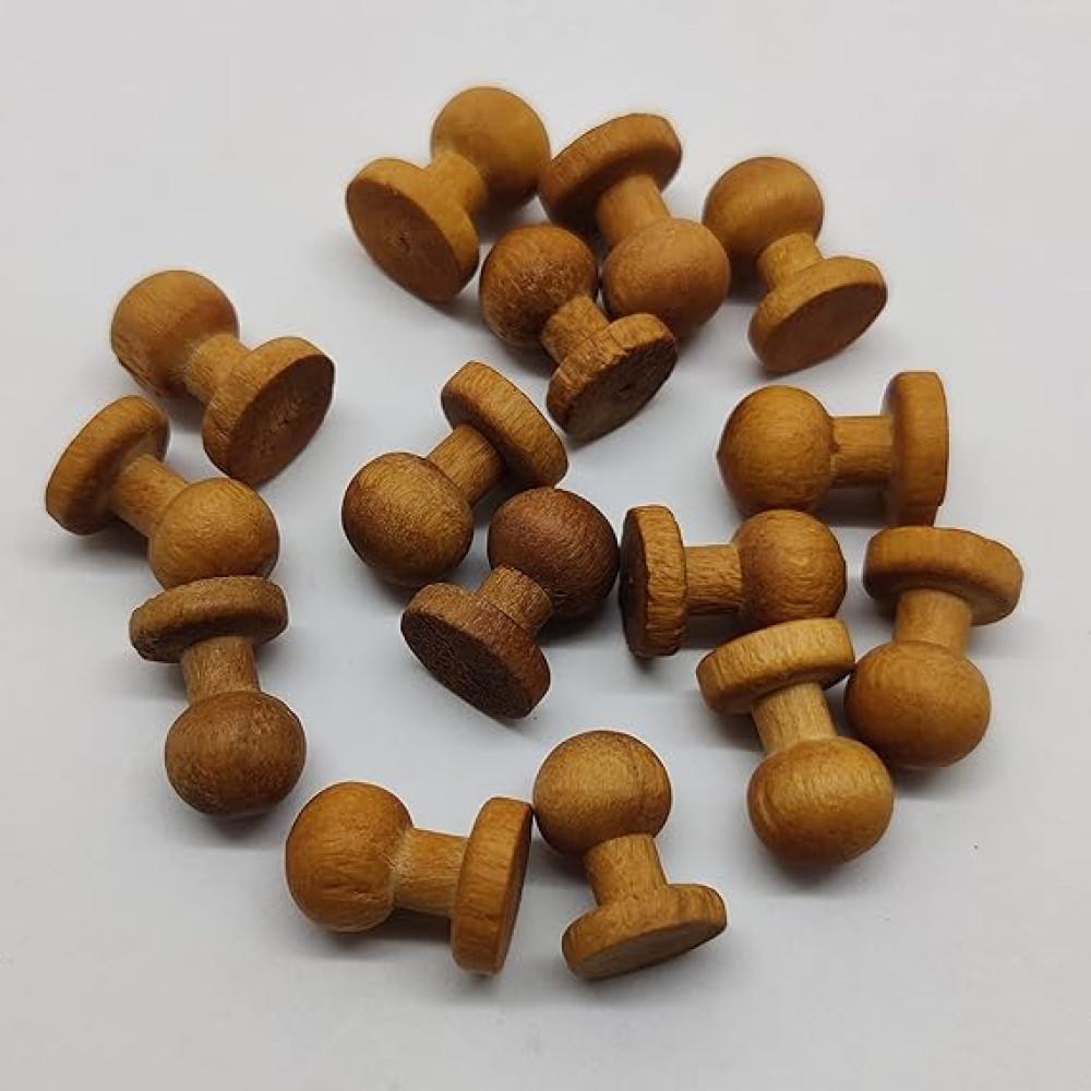 designerbox Wooden Kurta Buttons for Designer Collection of Ethnic Ware Men Kurta Ladies kurties dly Art and Craft( Pack of 20)1