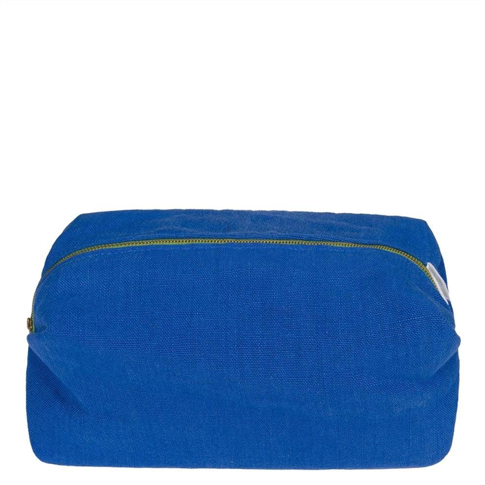 designers guild Brera Lino Lagoon Large Toiletry Bag