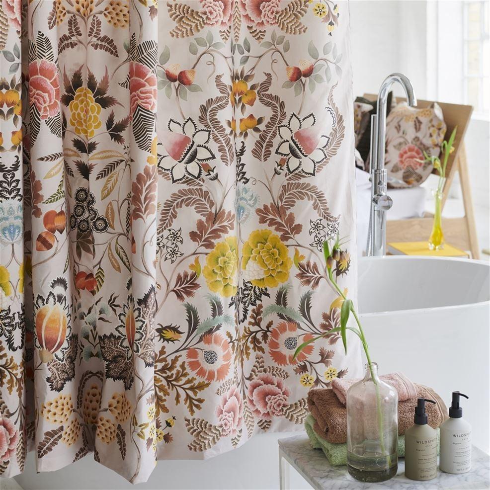 Designers Guild Brocart Decoratif Sepia Shower Curtain