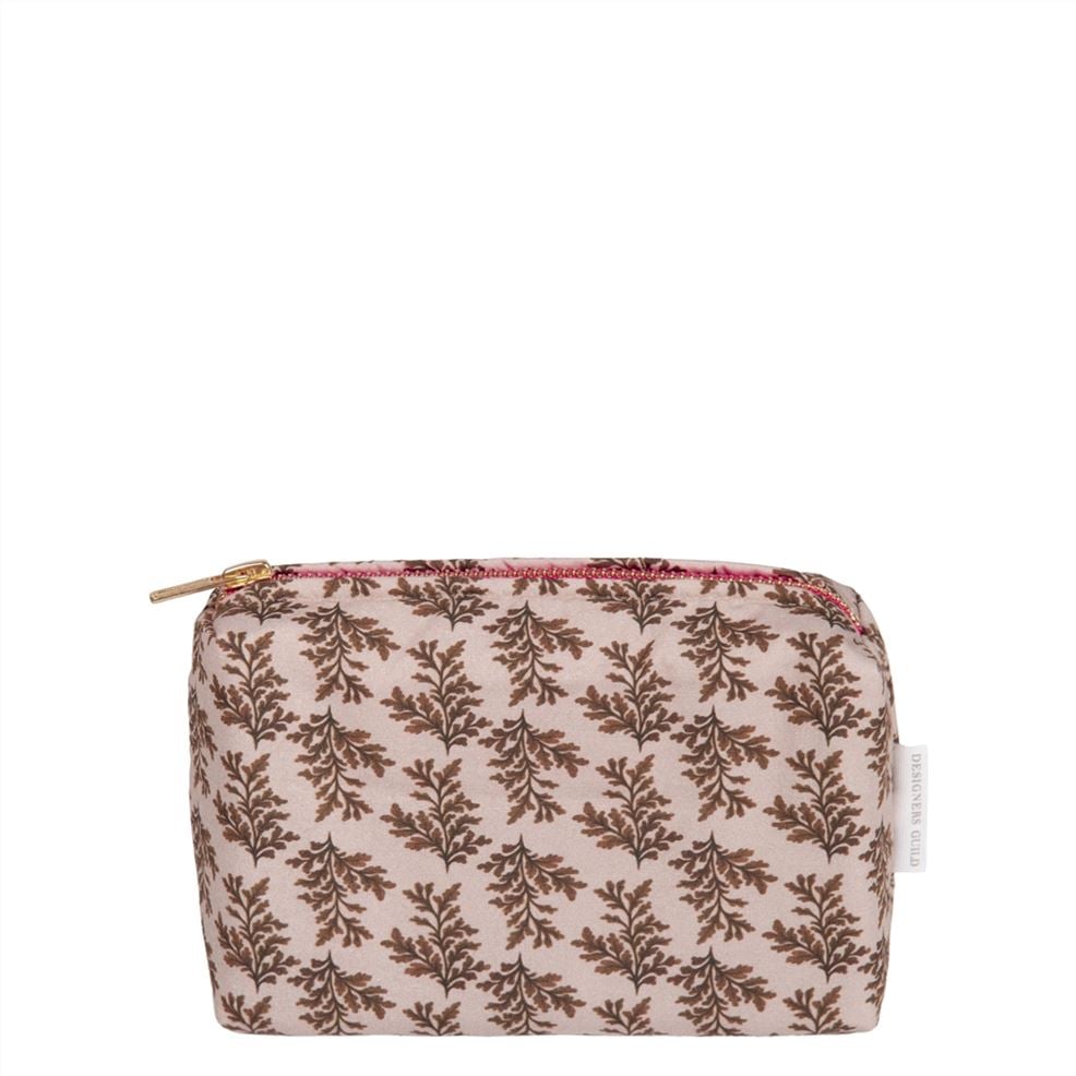designers guild Brocart Decoratif Sepia Small Toiletry Bag