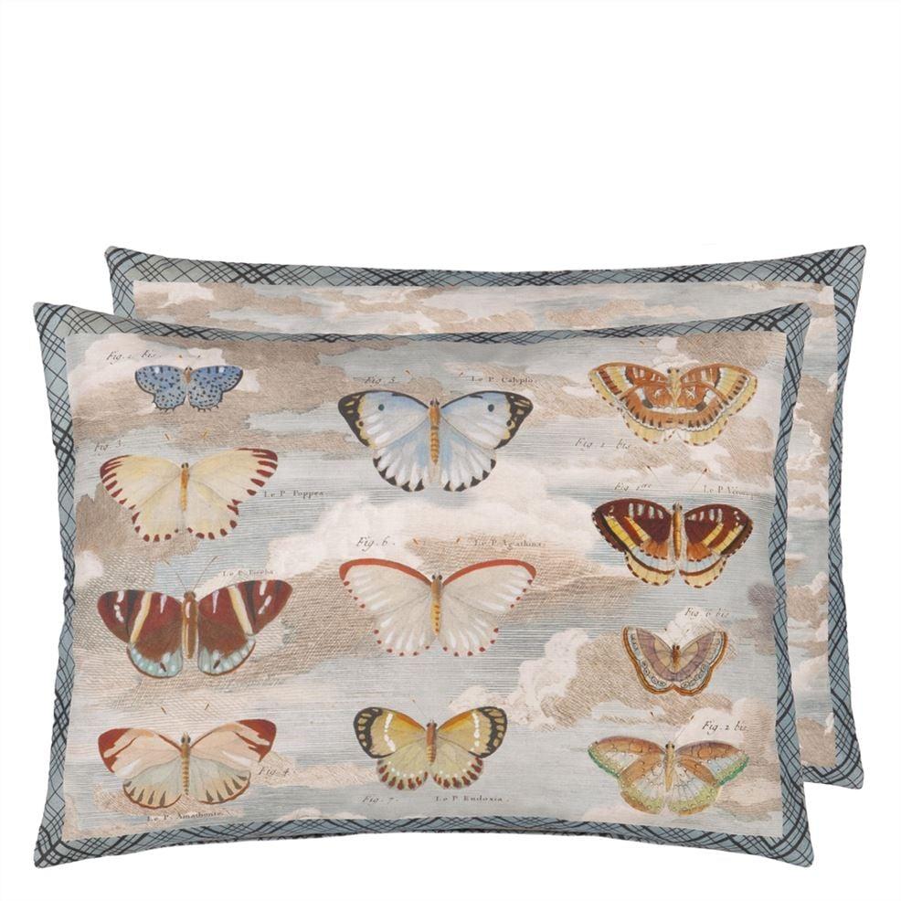 designers guild Butterfly Studies Parchment Decorative Pillow