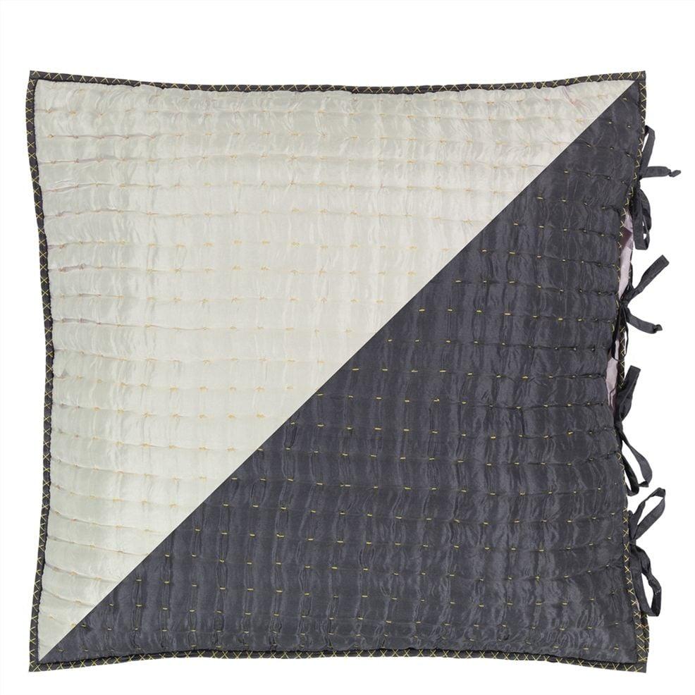 Designers Guild Chenevard Silver & Slate Quilts & Shams