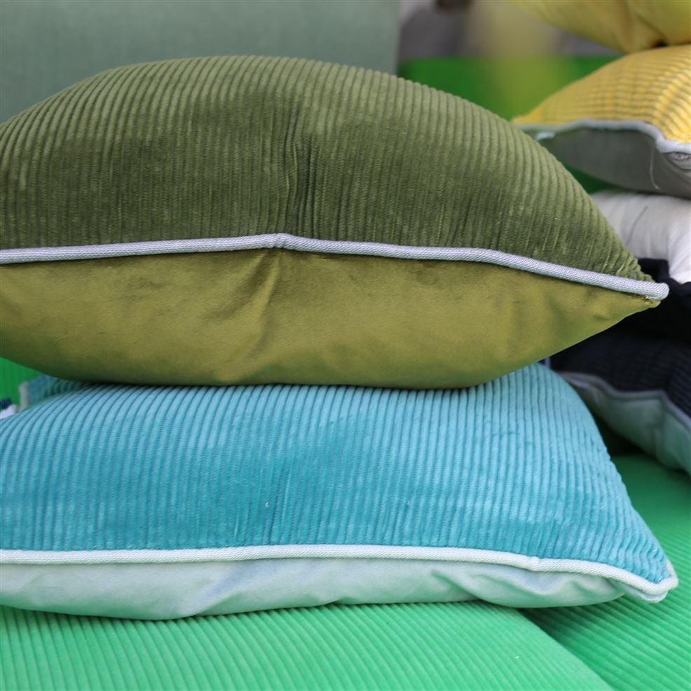 Designers Guild Corda Forest Corduroy Decorative Pillow